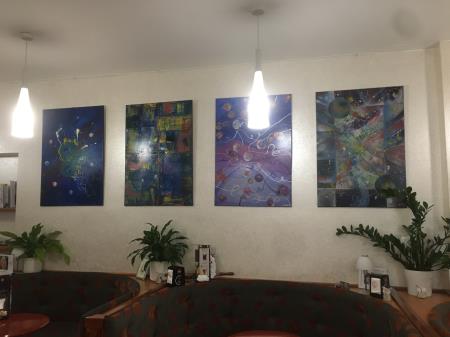 Razstava Blanka Dovgan v Ideja  Baru1